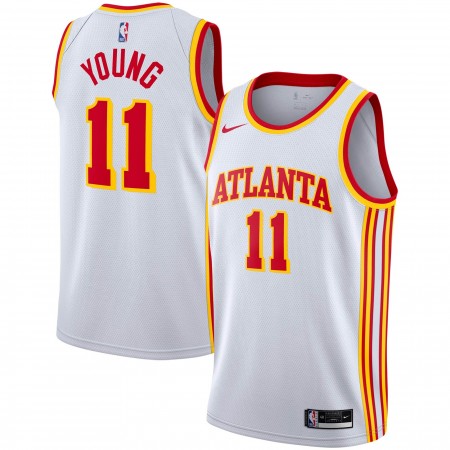 Herren NBA Atlanta Hawks Trikot Trae Young 11 Nike 2020-2021 Association Edition Swingman